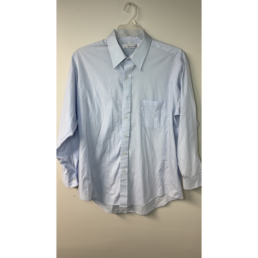 Editions by Van Heusen |‎ Light Blue LS Button Down Dress Shirt | Size